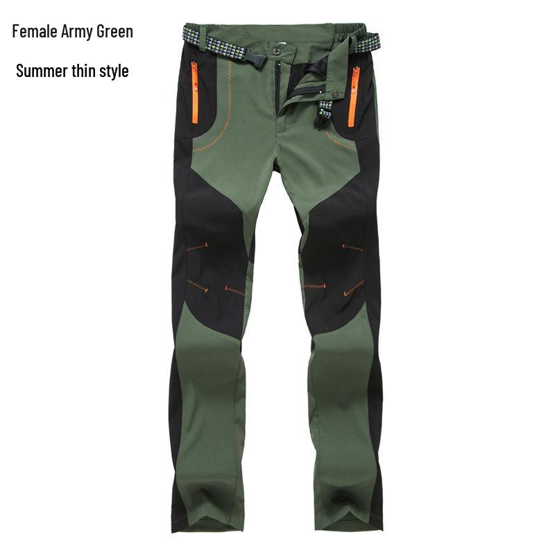 Pantaloni Softshell Unisex pentru Exterior, Rezistenți la Vânt, Călduroși, pentru Drumeții - Impermeabili, Respirabili, cu Fleece, pentru Toamnă și Iarnă