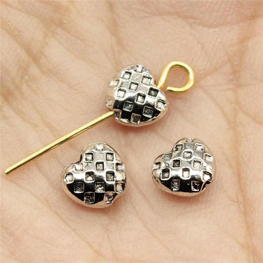 Liebe Flügel Kleine Lochperlen Spacer Zubehörteile Kinder Schmuck Ausverkauf DIY