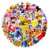 50pcs Disney Mixed Cartoon Graffiti Stickers Waterproof Decals Stickers For Laptop Phone Thermos Diy Notebook Stickers Toys Gift