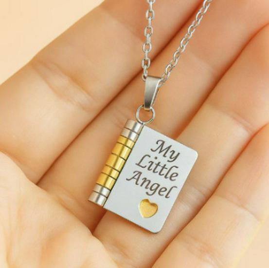 Titanium Steel Love Letter Pendant Necklace for Couples - Clavicle Chain for Girls.