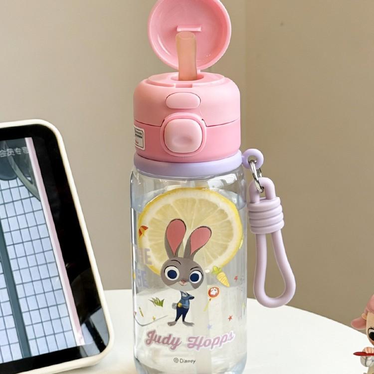Water Bottle Crazy Animal City Thermos Cup Girl Primary School School Household Straw Cup 111 Plastic Cup Portable Direct Drinking Cup