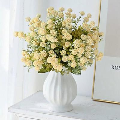 Silk Artificial Flowers Wedding Home Room Decor Nuptial Sala Outdoor Yard Wreath Bridal Bouquet Exquistic Arrangement For Family