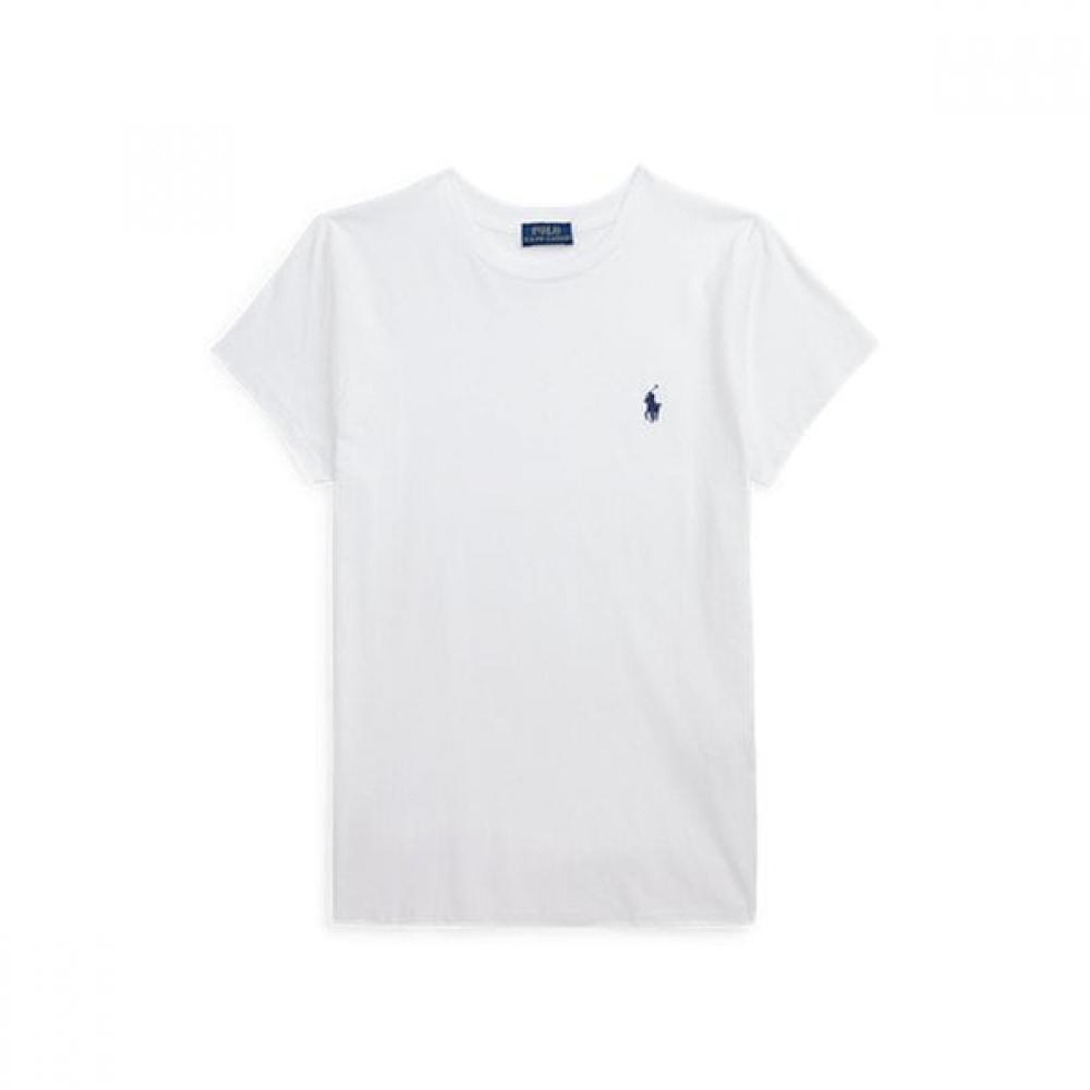 Polo Ralph Lauren Women Cotton Jersey Crewneck Tee  Wmpoknincu20695100 