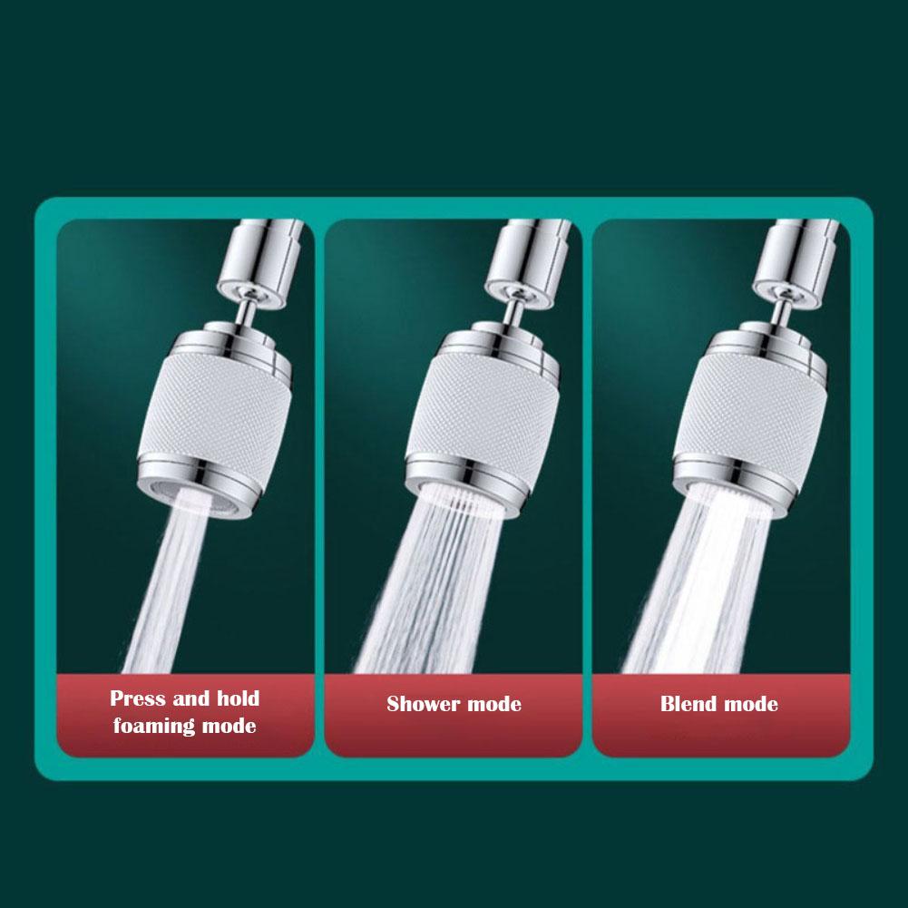 Faucet Aerator 360° Twist Kitchen Sink Aerator, Dual-function Sink Sprayer Attachment, Faucet Replacement Part Common Interface