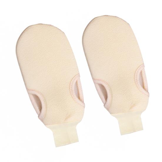 1 Pair Exfoliating Bath Gloves Double-Sided Gentle Exfoliation Deep Massage Shower