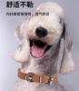 Pet Collar Large Dog Chain Waterproof and Abrasion Resistant Dog Cat Collar PU Leather Small and Medium Dog Collar Collar
