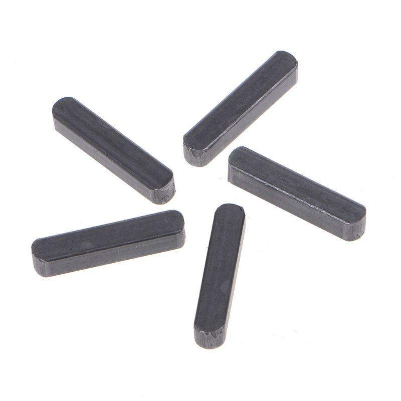 140 Pcs 0.31-1.18'' Parallel Drive Shaft Keys Round Ended Feather for Key Assortment Set for Shaft Type Fastening Connec