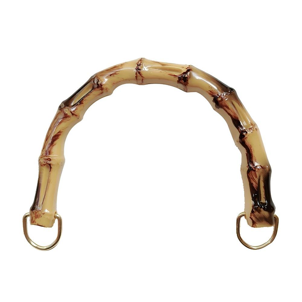 New Detachable Bamboo Purse Handles With Buckle 15.5CM Bamboo Bag Handles Bag Accessories Handbags
