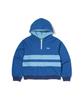 (W) Mnp Logo Half Zip Hoodie - Blue