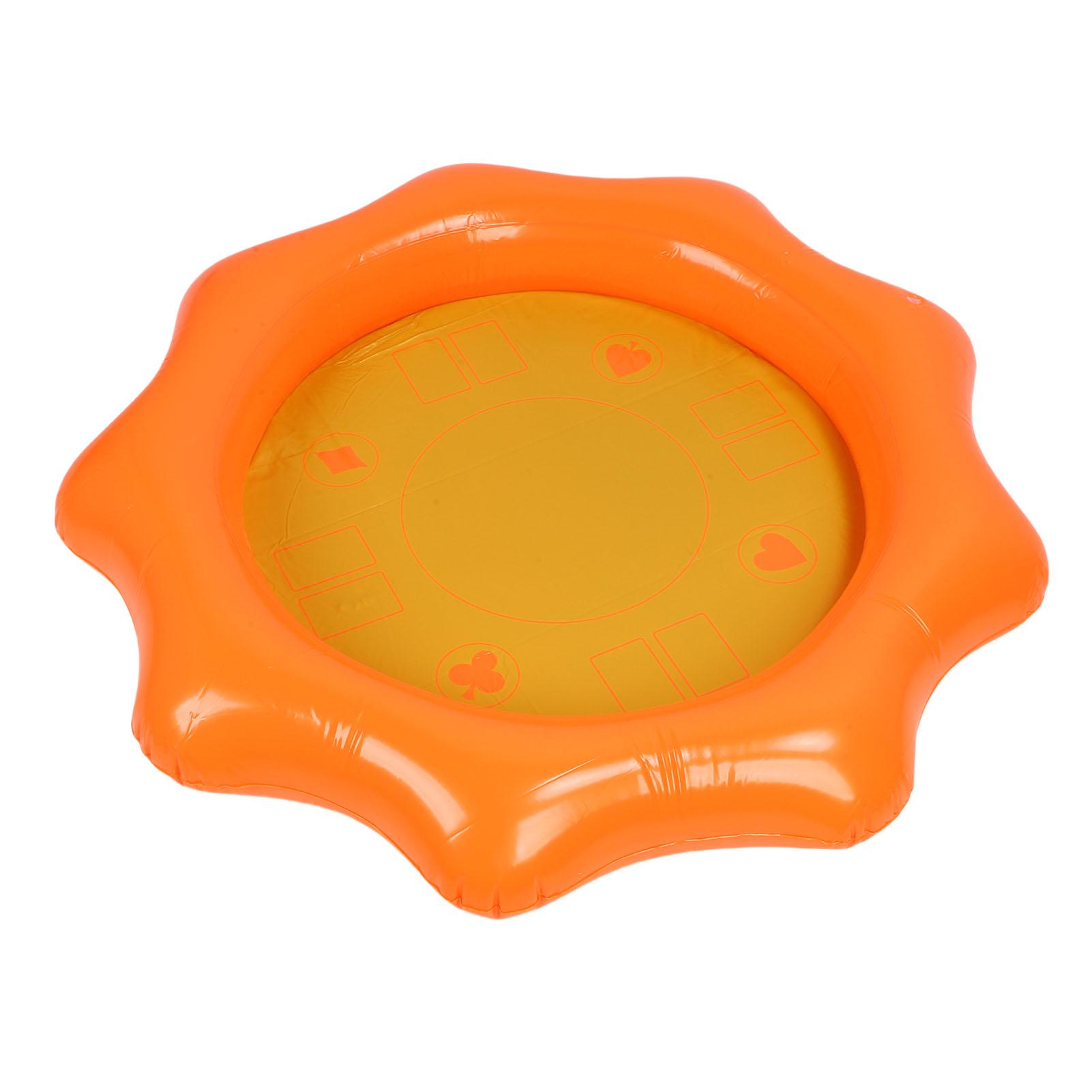 

Inflatable Drink Table Swimming Pool Cup Tray Serving Float for Card Games Kids Adults Play Outdoor Party