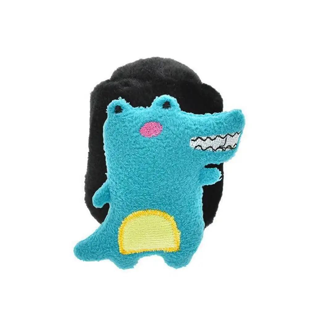 Cute Cartoon Car Gear Shift Cover Soft Plush Auto Shifter Hand Brake Case Seat Belt Rearview Mirror Cover Car Accessories