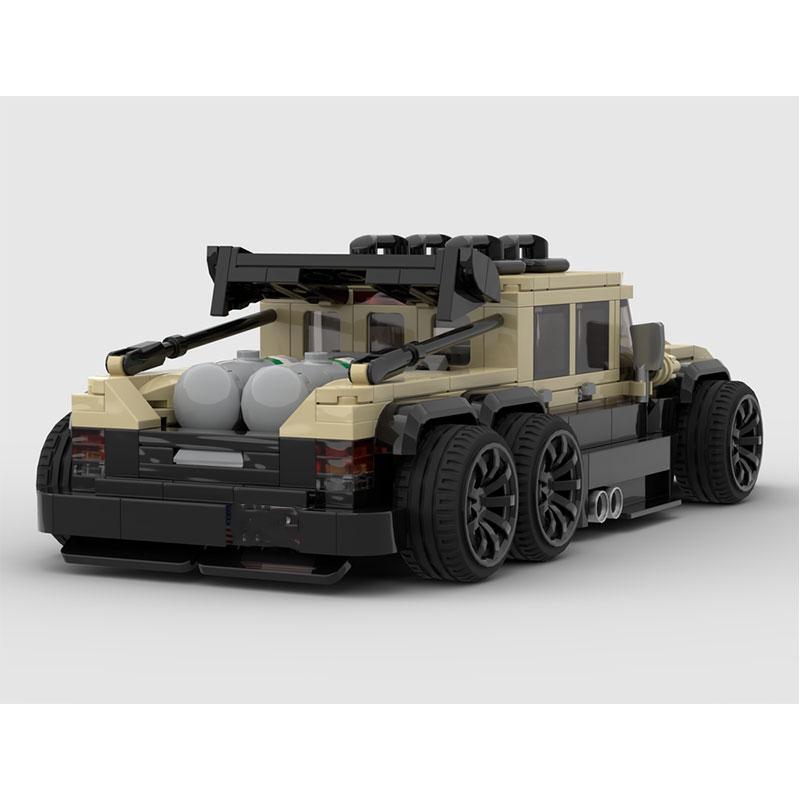 568-piece small particle building blocks, new truck and car MOC vehicle construction model, boys' toy gift.