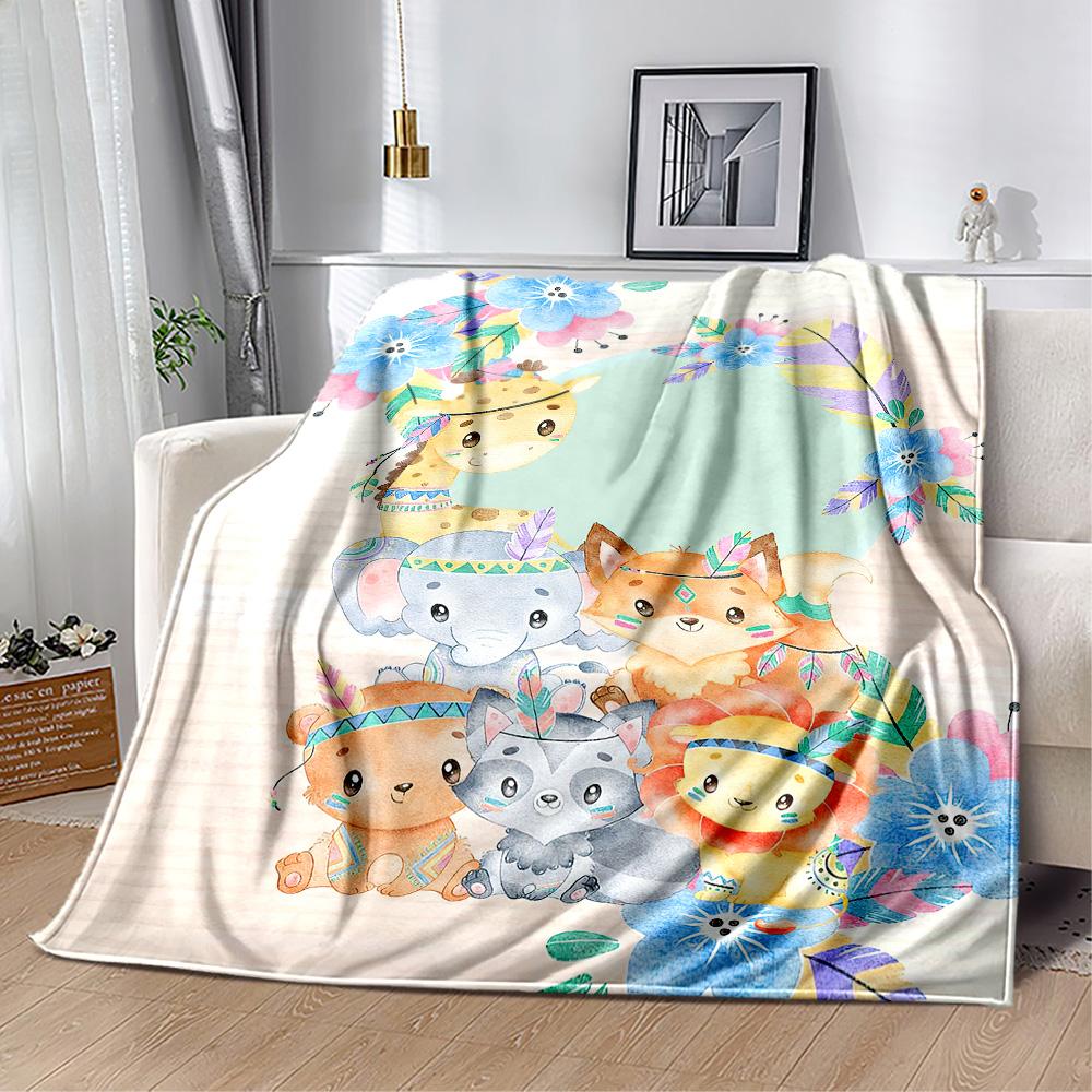 Love Sloth Heart Illustration Blankets are suitable for living rooms,making them an ideal choice for outdoor travel and gifts.