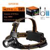 SupFire פנס ראש HL77-S עם חיישן זום ואור צהוב