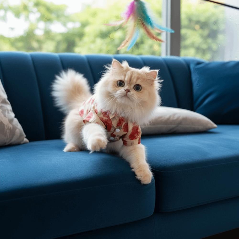 Soft Fabric Cat T-Shirts Breathable Summer Dog Clothes Fashion Dog Shirt Outdoor Activities