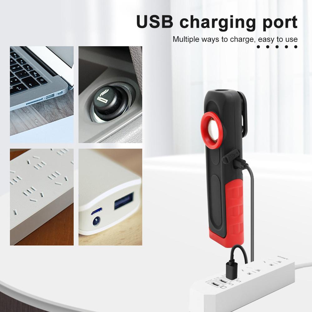 Car Detailing Light Paint Inspection Lamp Rechargeable Multifunction Scan Swirl Magnetic Grip 500LM 2400mAh Repair Working Campi