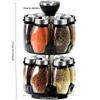 Spinning Spice Storage Rack Tower Organizer,6/12 pcs Revolving Spice Rack Organizer Countertop, Spice Seasoning Bottle Organizer