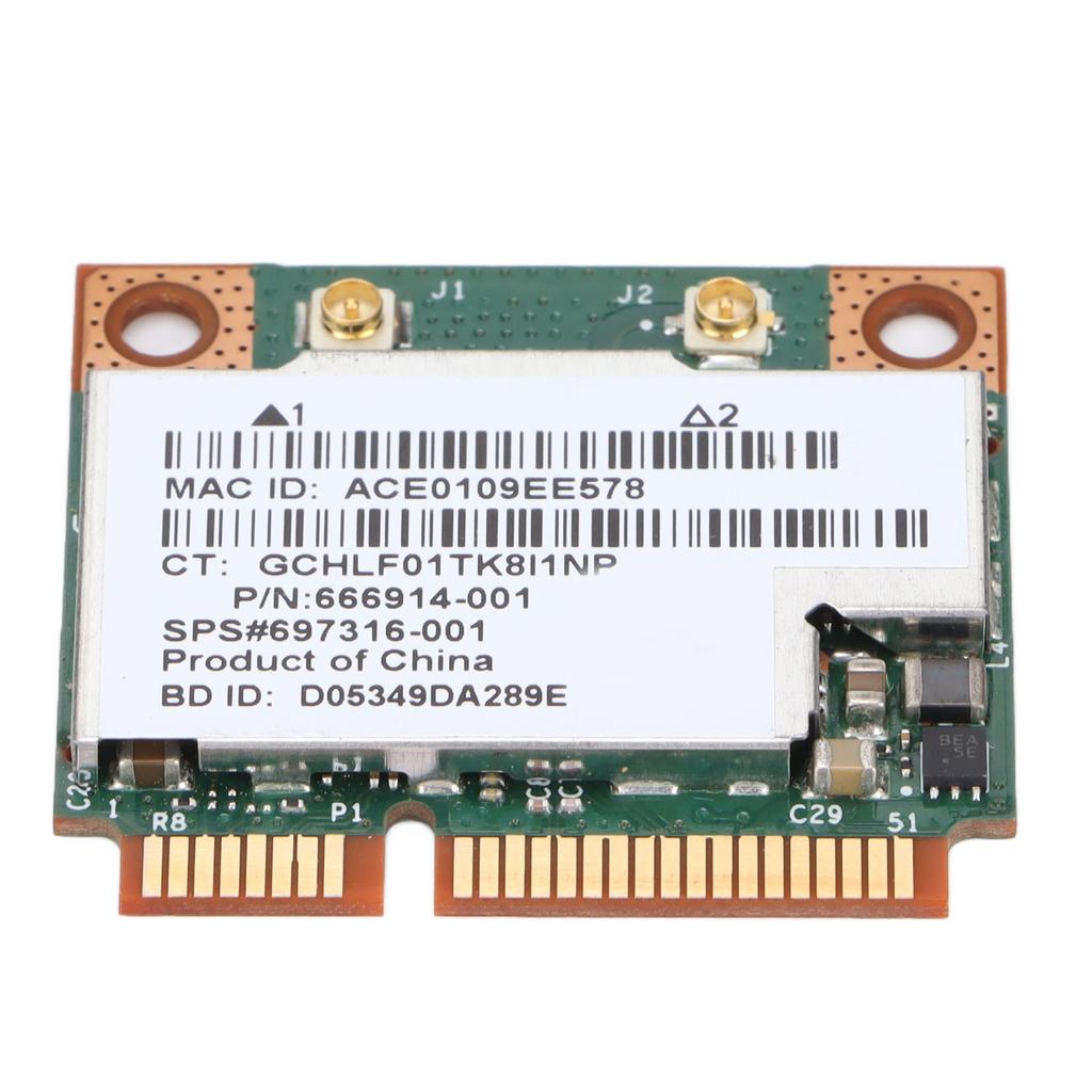 Network Card Laptop Dual Band 300M Semi Mini PCIE Wireless Network Card 2.4G 5G Support 802.11a B g n