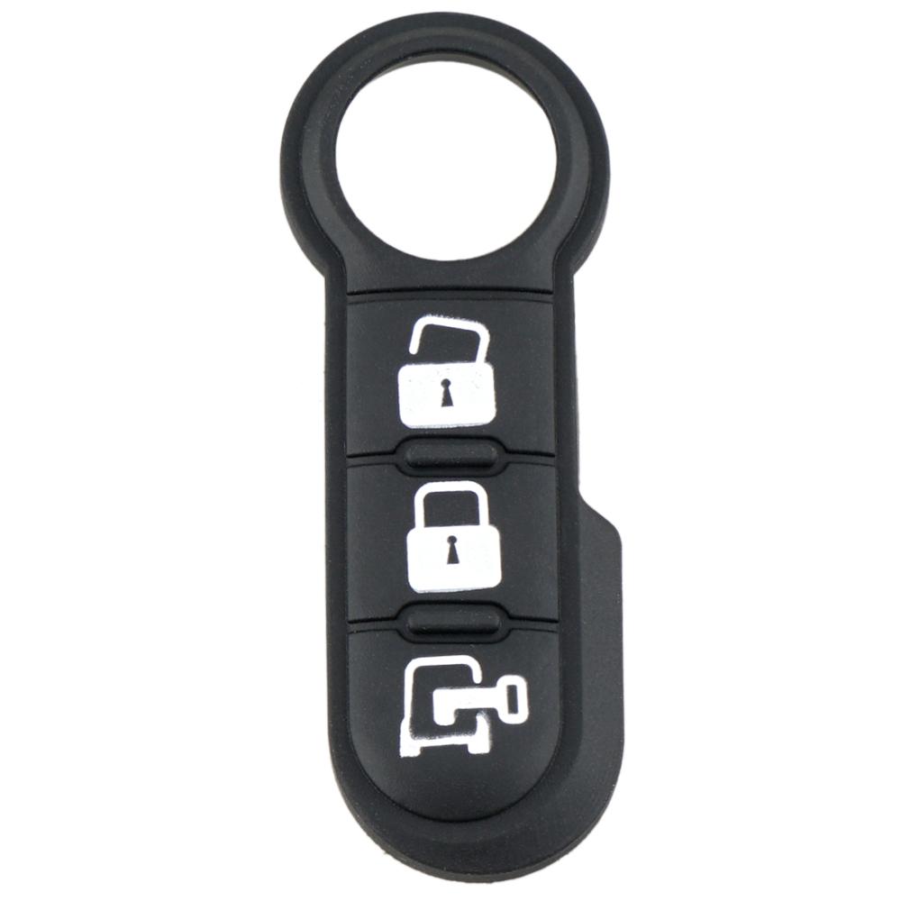 3 Buttons Car Key Remote Control Folding Housing Replacement Key Shell Case Fit for Fiat 500 Panda Punto Bravo