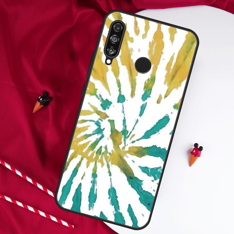 Rainbow Spiral Tie Dye For Huawei Nova 5T 9 10 SE 7i 8i 11i 12i Y73 Y90 Y70 Y72 Y61 Y91 Y60 P20 P40 P30 Lite Case