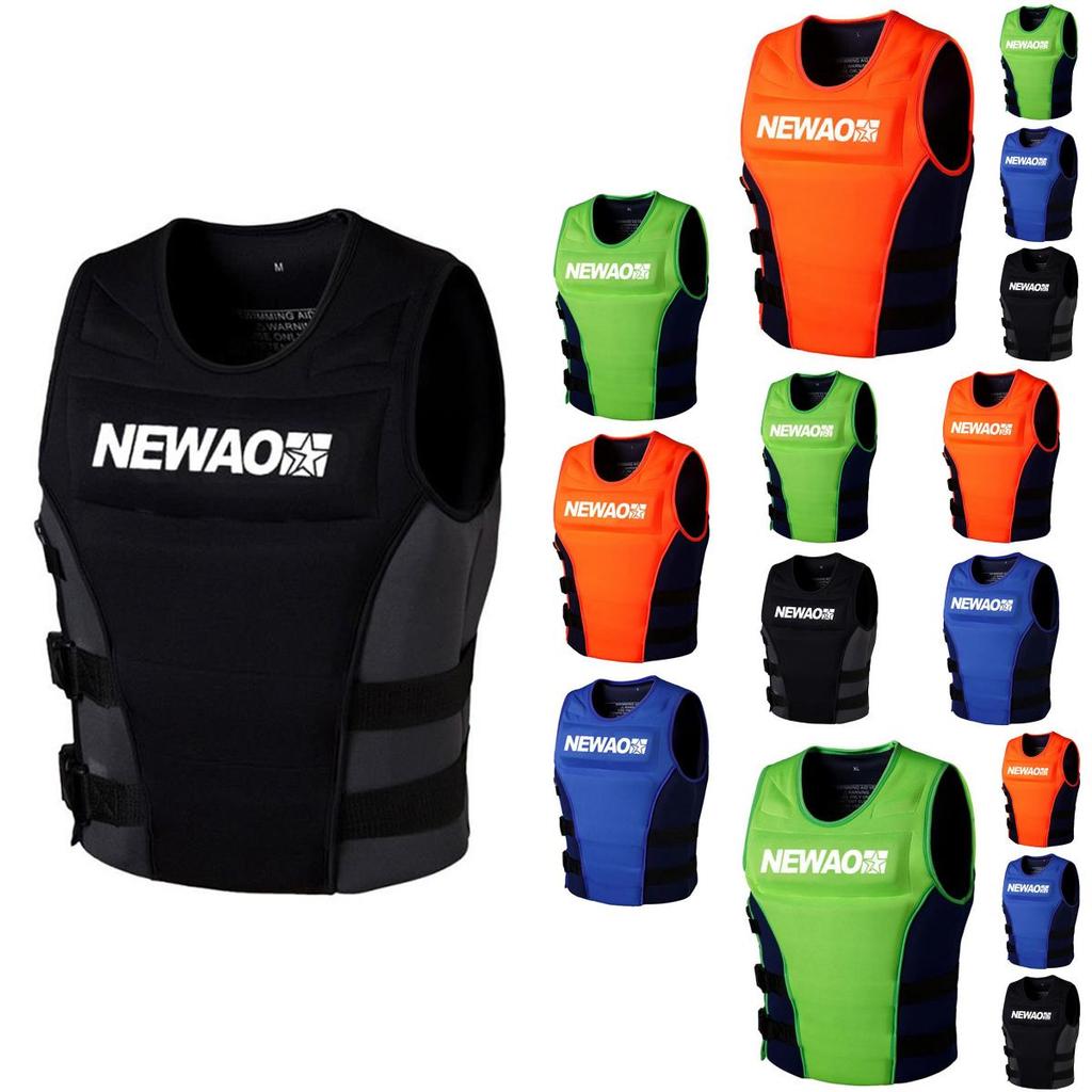 Durable Buoyancy Foam Filled Adult Life Jacket With Adjustable Belt And Smooth Zipper