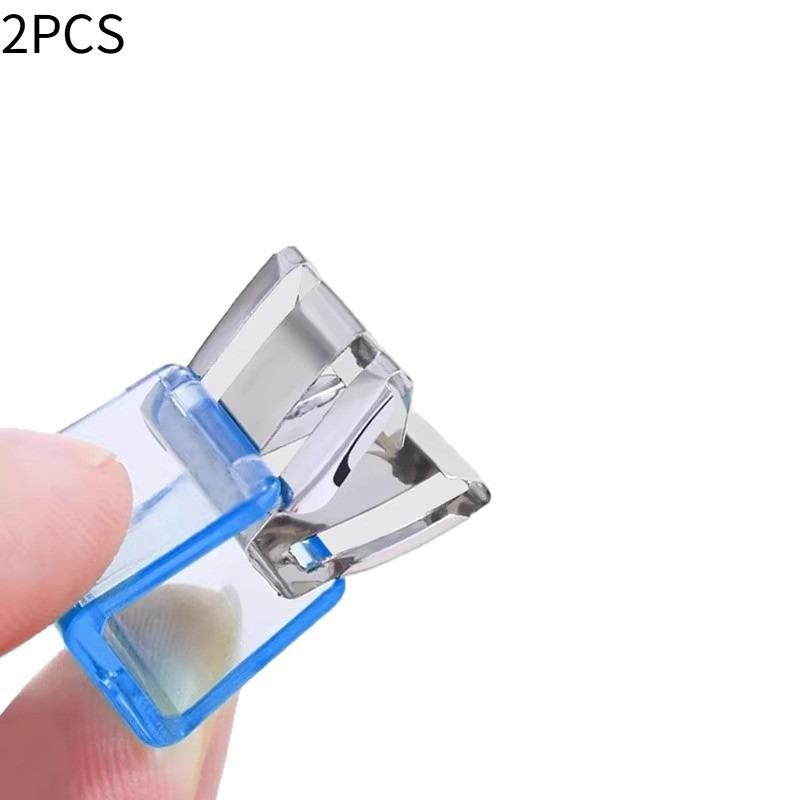 

2 шт. артефакт для захисту штанин від бруду, штани занадто довгі, щоб їх укоротити, регулювальна пряжка, одяг, затискач для фіксації краю штанів, невидима кнопка-цвяшок синій