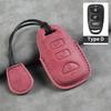 3 + 1 Buttons Leather Car Remote Key Case Cover Shell Fob For Hyundai for Kia Tucson Sonata Santa FE Carens Protector Key Fob