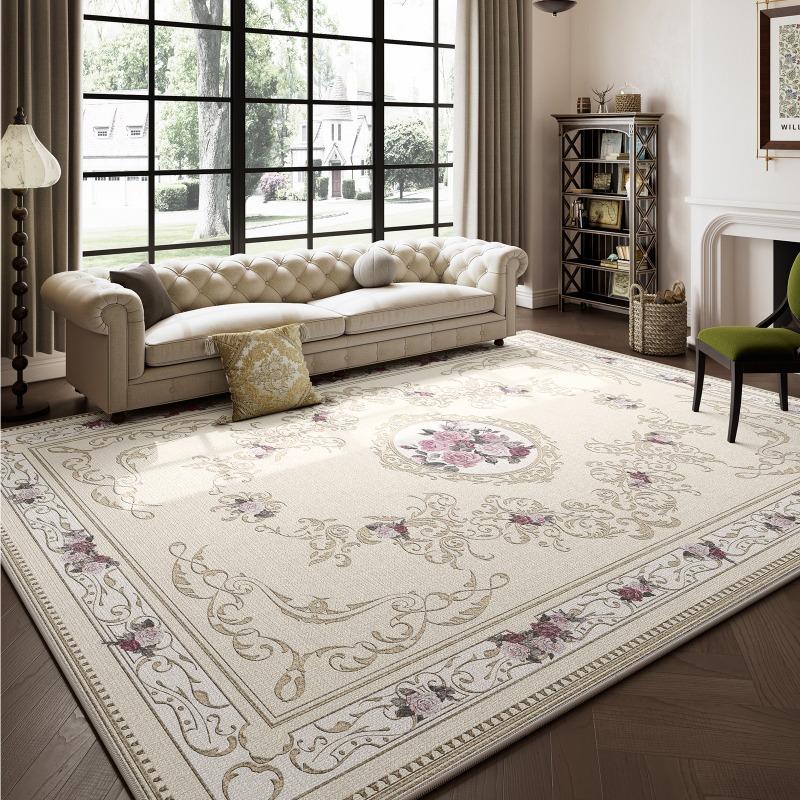 Moderne Teppiche im französischen Stil, großer rutschfester Teppich für das Wohnzimmer, beliebte Teppiche für Wohnzimmer, Schlafzimmer, dekorativer Teppich, Eingangstürmatte