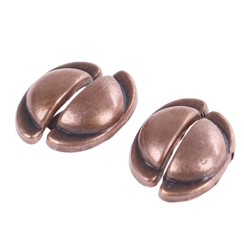 Vintage Funny 1/12 Dollhouse Miniature Door Lock Key Set Fairy Mini Door Handle Knobs Retro Diy Furniture Hardware Accessories