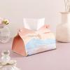 Light Luxury Oil Painting Rose Tissue Box