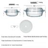 Microwave-Safe Borosilicate Glass Steaming & Soup Bowl Set