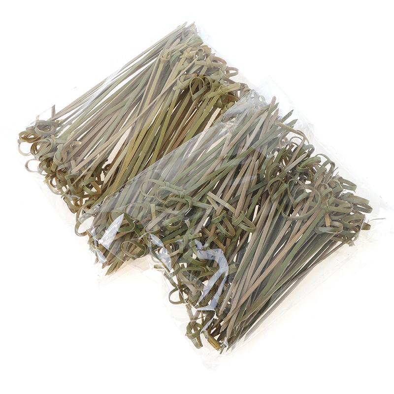100 Pcs Bamboo Knot Skewers Cocktail Picks For Cocktail Party Snacks Sandwiches