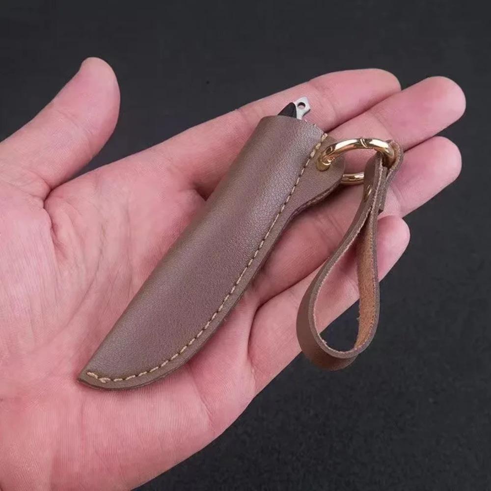 EDC Portable Mini Pocket Knife  Sharp of the Courier Knife with Scabbard Keychain Decoration Used To Open a Box