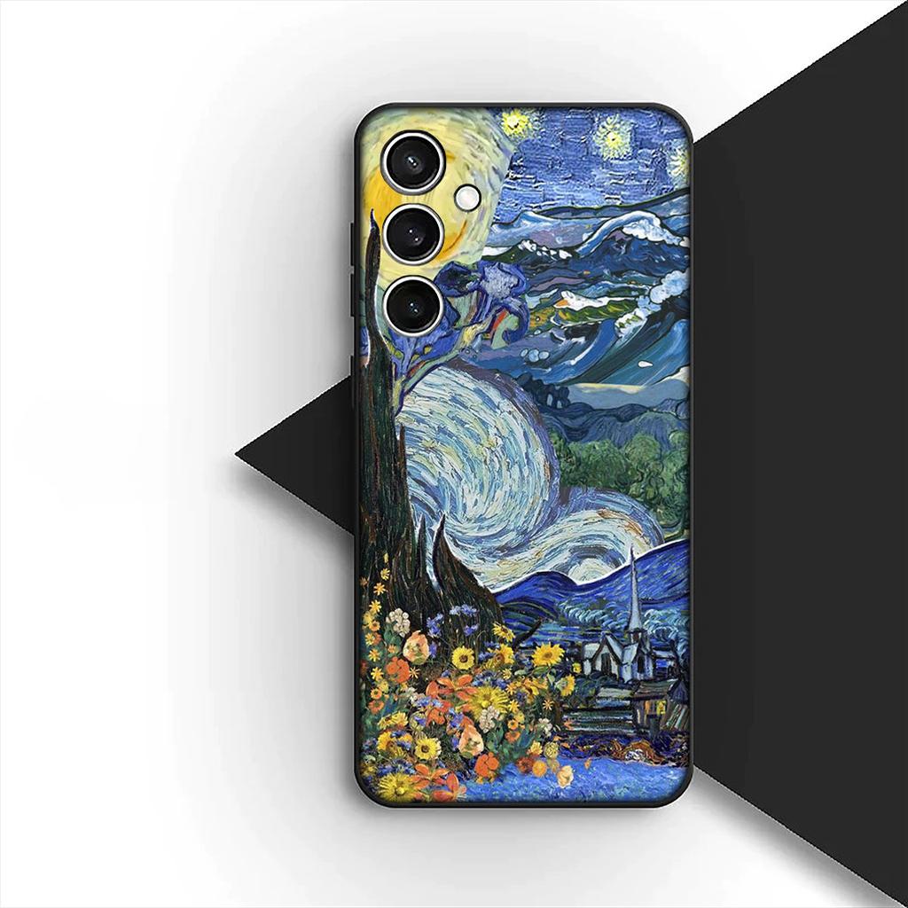 Cover for Apple iPhone 12 13 Pro Max Mini ProMax X XR Air XS 12Pro 13Pro Casing Phone Case Starry Night Van Gogh Sky Art