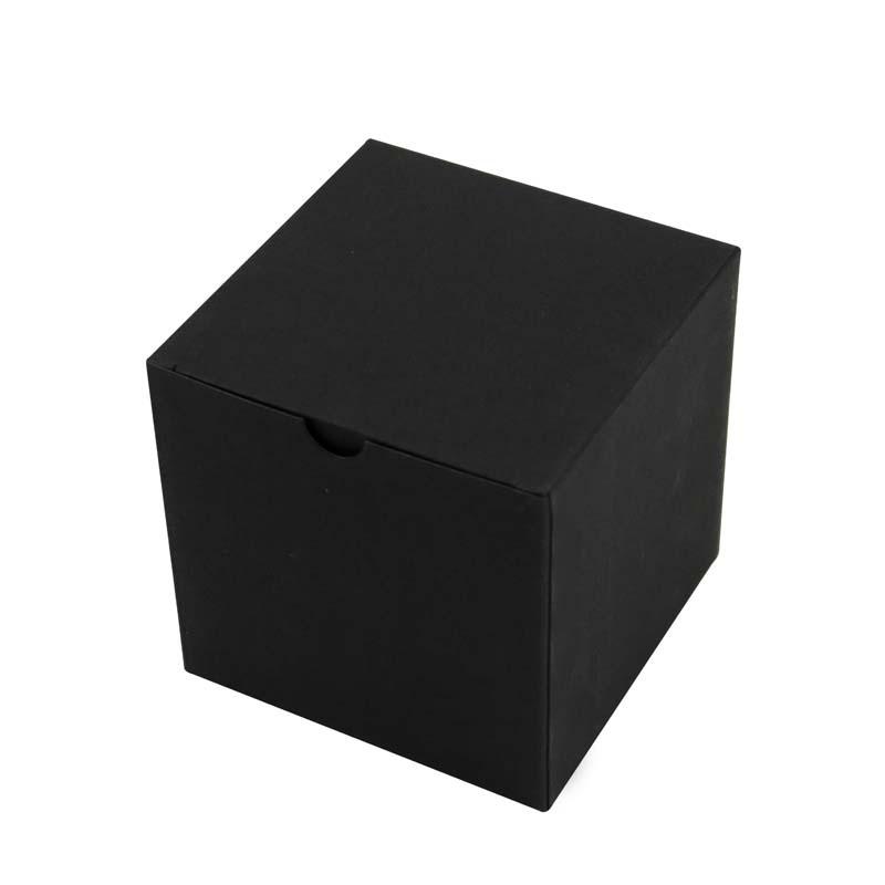 

10 * 10 * 10Cm Square Sugar Box Kraft Paper Happy Sugar Box Gift Box