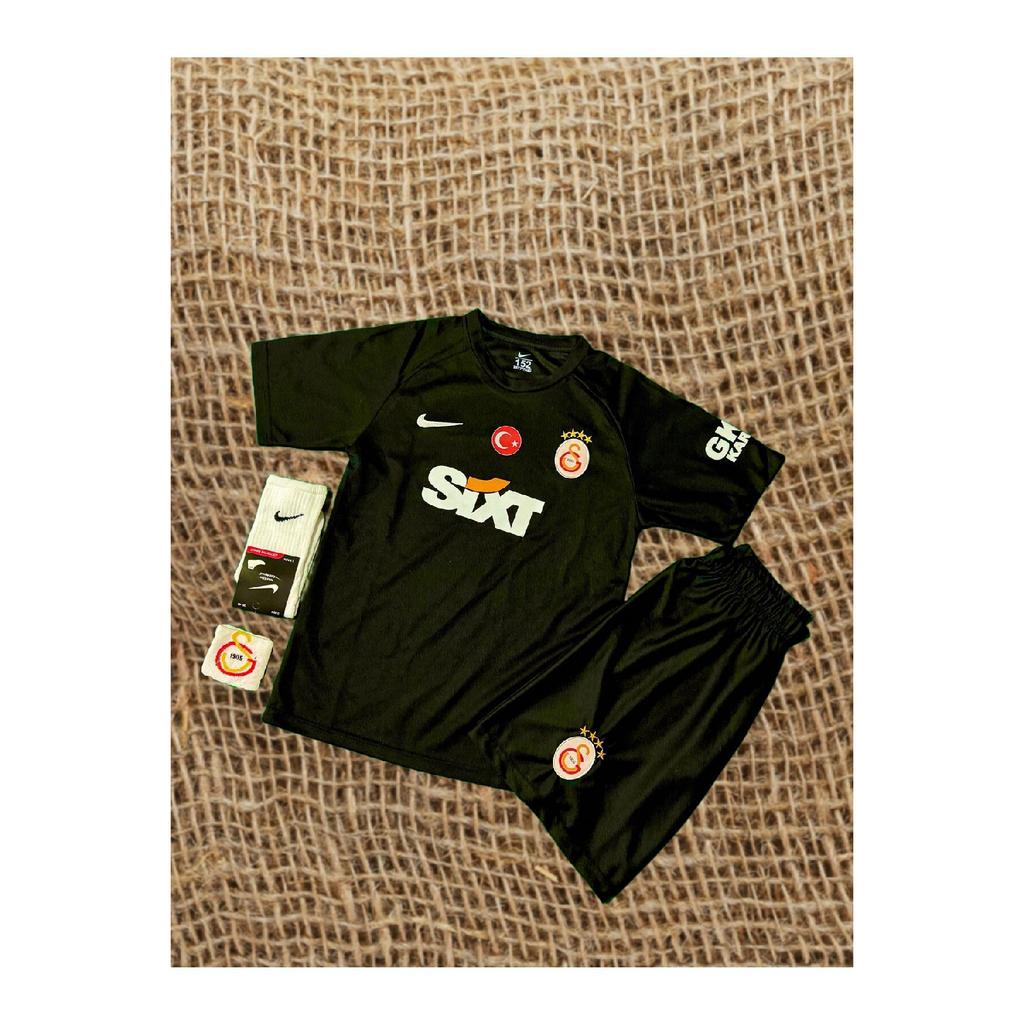 Glatsary-victor_osimhen Black 2024/2025 Season Kids Football Jersey Set Of 4