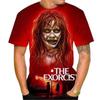 Summer The Exorcist 3D Print T-Shirts Streetwear Horror Men Women Fashion Short Sleeve T Shirt O-Neck Male Tees Tops Clothing