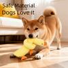 Bite-Resistant Long Necked Duck Voice Dog Toy Animal Shaped Dog Chew Toy  Teeth Cleaning