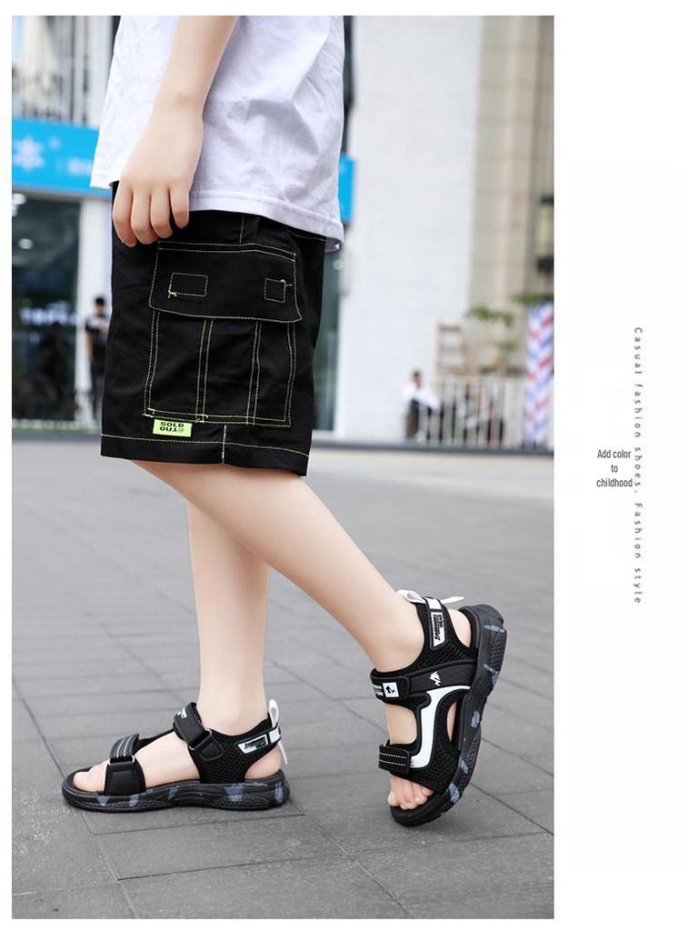 Summer Non-Slip Beach Sandals for Boys with Soft Soles - Children's Sizes