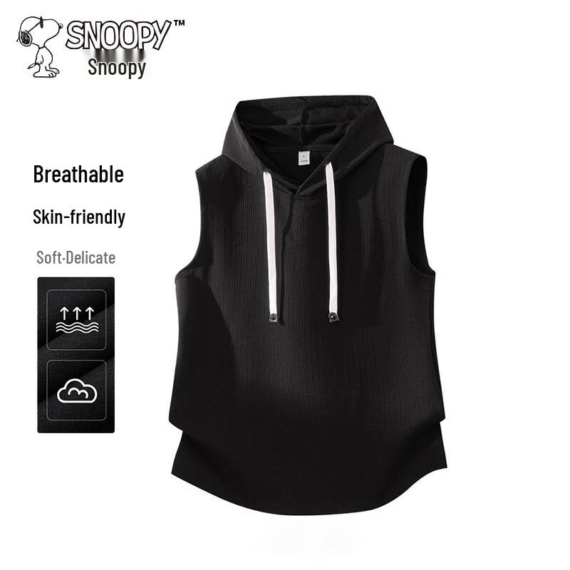 Snoopy Men's Cooling Hooded Sleeveless Vest
