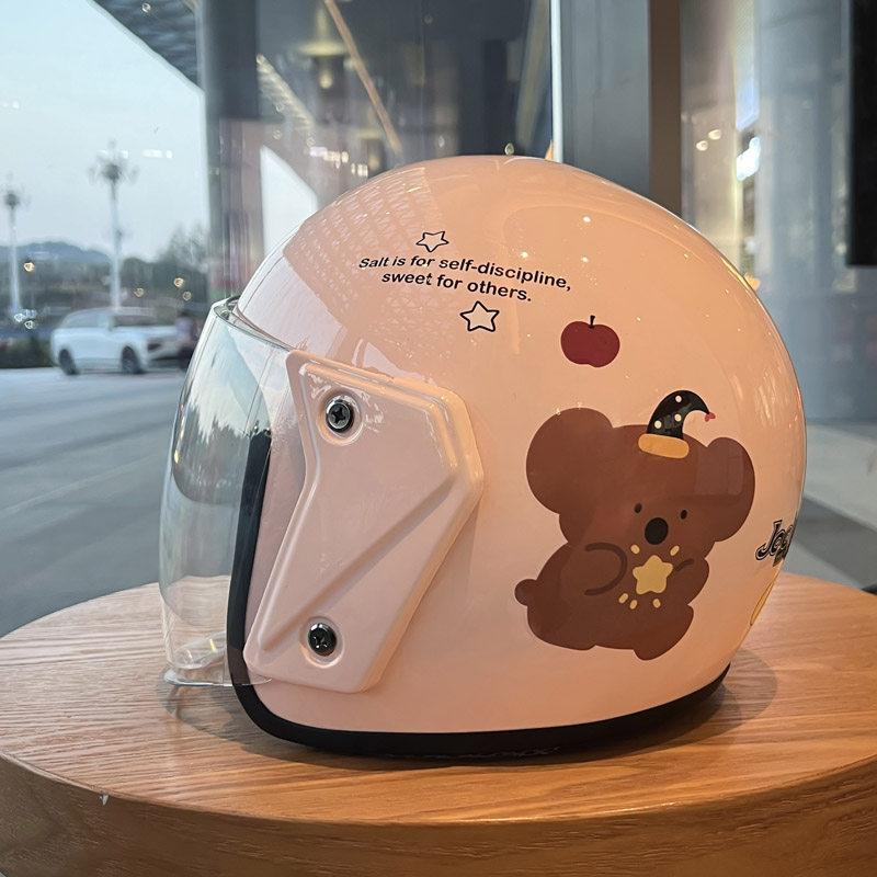 

3C Certified Cartoon Helmet: All-Season, Windproof, Universal Safety Gear for Men & Women One Size