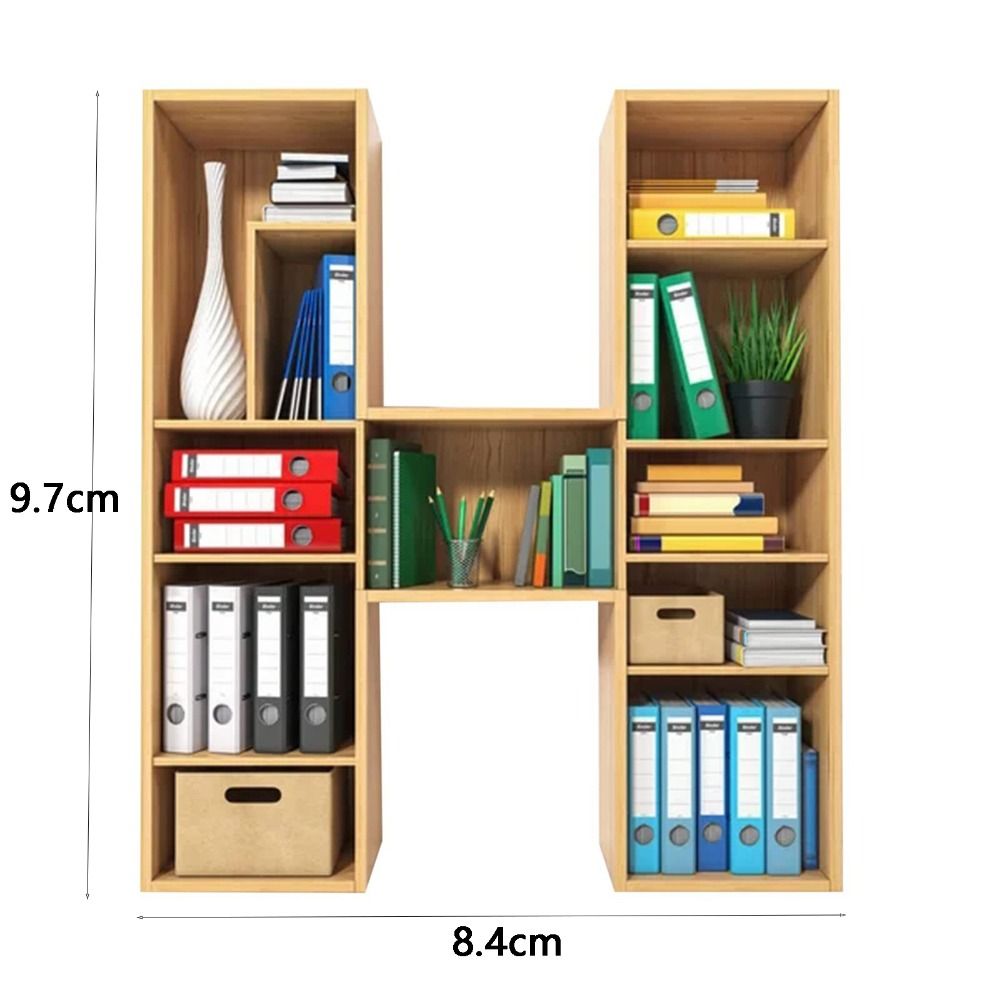 Personalized 26 Letter Bookshelf Pendant Acrylic Hanging Ornament Christmas Tree Decoration  Couple