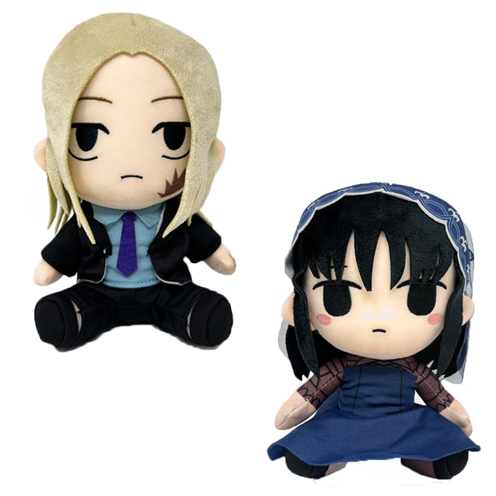 SAKAMOTO DAYS Original Plush Toy, Approximately 18cm, Official Large Mascot (Set of 2 (Kamigami Kai & Daibutsu))
