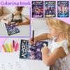 Anime Peripheral Picture Book Peripheral Coloring Book Line Drafts Children's Brochure Coloring Drawing