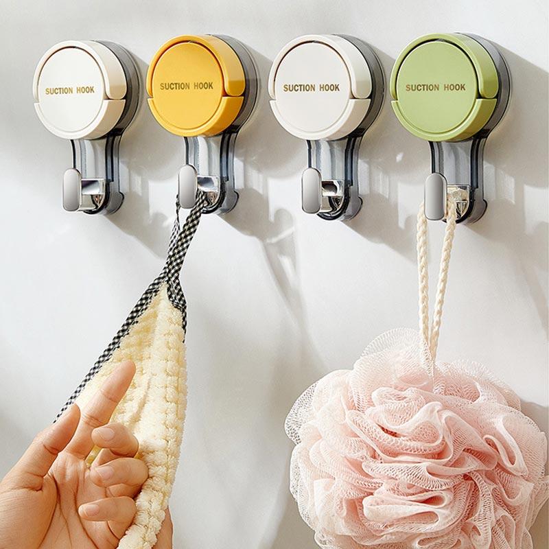 3Pcs Sets Suction cup hook,strong vacuum,no-drill adhesive hook,towel rack, kitchen,bathroom,toilet,wall,traceless,removable