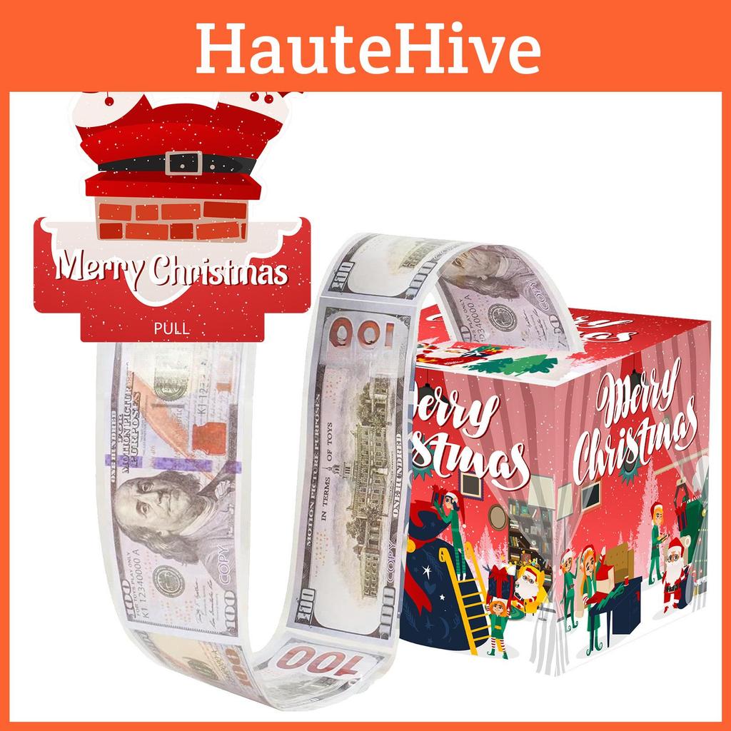 Weihnachtsfeier Dekorationen Geschenkbox mit rotem Farbverlauf für Feiertagsfeiern