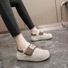 2025 Women's White Slip-On Sports Shoes: Waterproof, Non-Slip, Lightweight, Versatile for Spring & Autumn