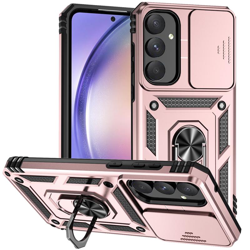 Full Cover For Samsung Galaxy Quantum 5 Case Samsung Quantum 5 Push Window Magnetic Phone Holder Case For Samsung Quantum 5 Case