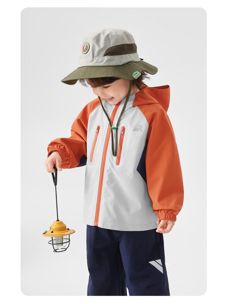 European Kids' Water-Repellent Hooded Jacket - 2026 Spring/Autumn Collection