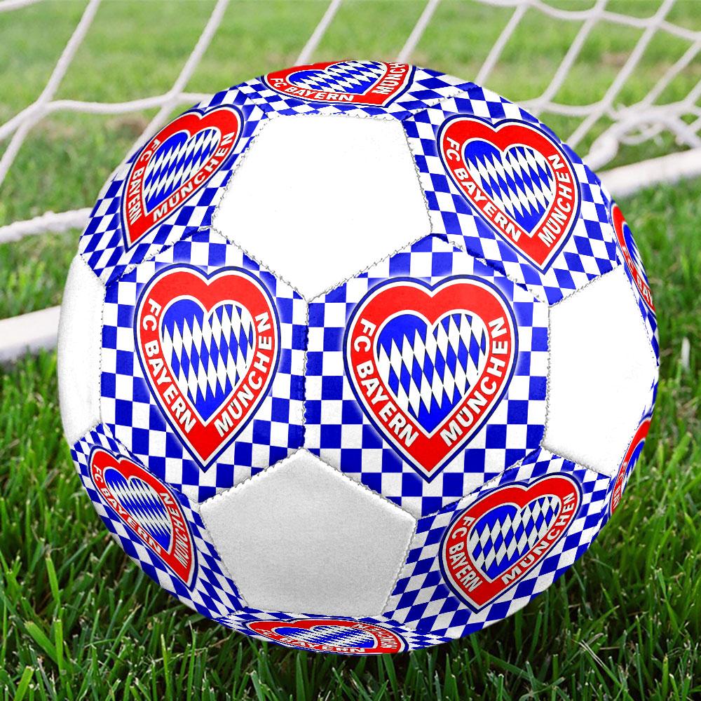 FC Bayern MonacocalcioClubDimensioni Indoor Taglia 5 Pallone da CalcioColoratoCucito a MacchinaPVCPronto per la CompetizioneDurevoleAd Alto Rimbalzo